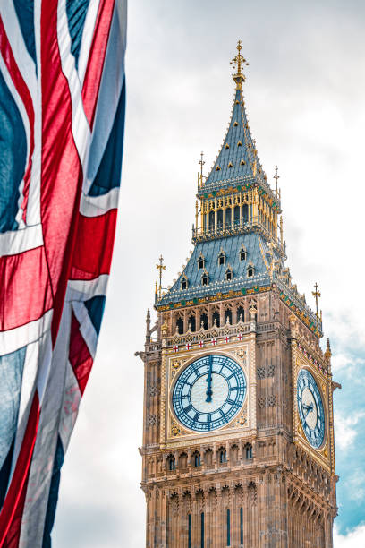 istock Close-up on Big Ben on a cloudy day 1399914465