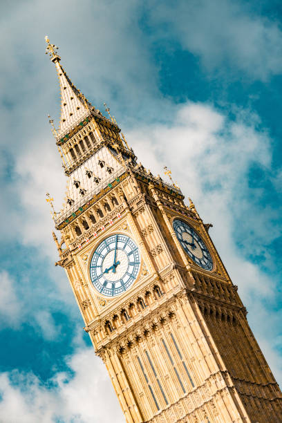 istock Close-up on Big Ben on a cloudy day 1399914575