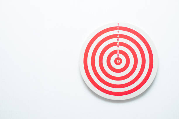 istock dartboard with arrow. creative concept idea for success with focus point on target to the winner in business with strategy management aim to leadership. 1399914799