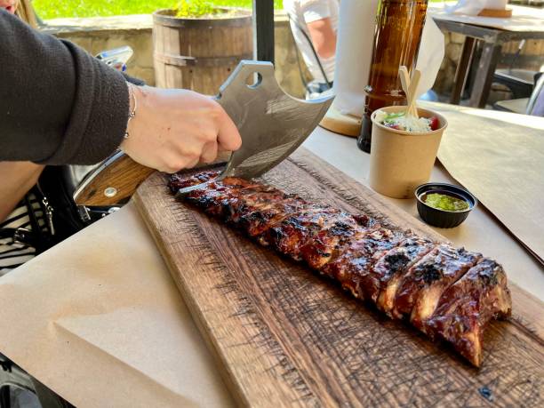 istock cut with a knife grilled pork ribs 1399916250