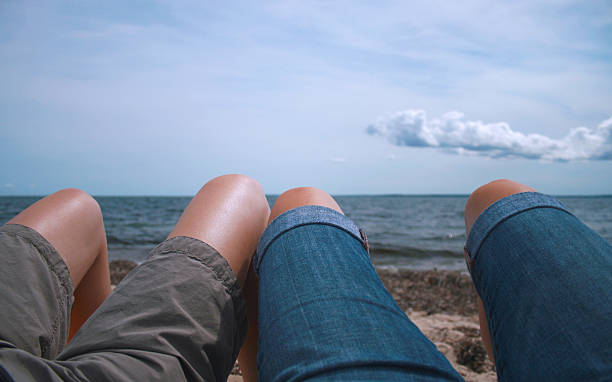 Blick auf den Strand – Foto