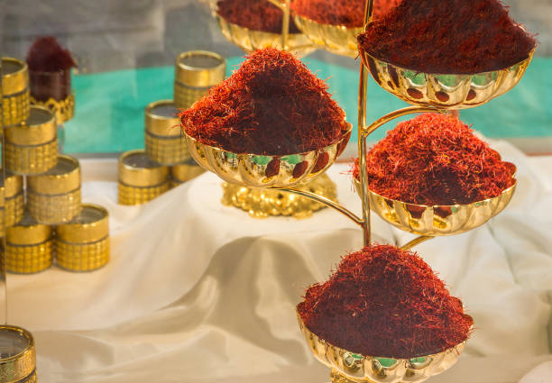 Saffron - Indian spice in Dubai market, UAE