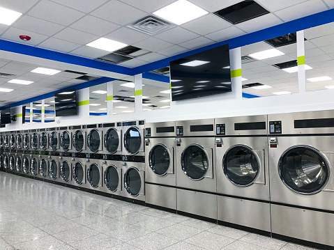 Self service automatic laundry, laundromat
