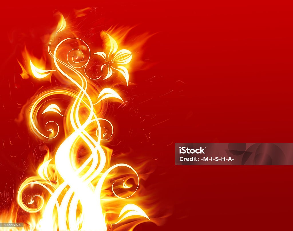 Blazing fiore di - Foto stock royalty-free di Arabesco - Motivo ornamentale