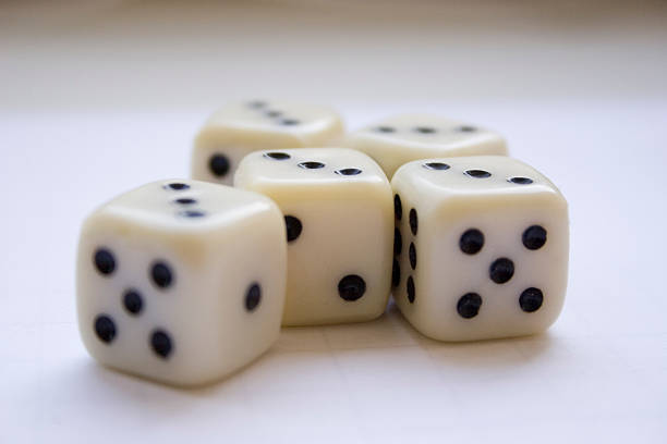 Yahtzee stock photo