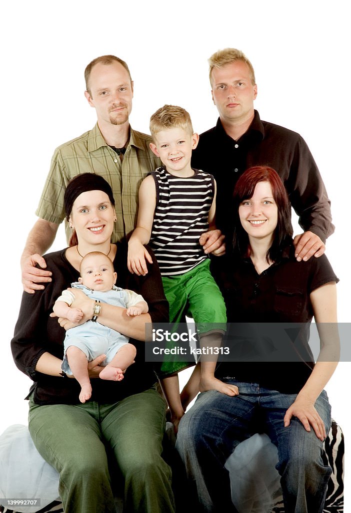 Retrato de familia - Foto de stock de Adulto libre de derechos