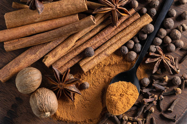 istock various spices on wooden board 1399930006