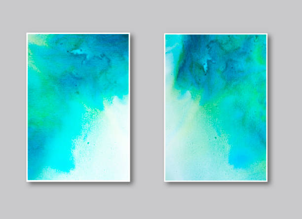 istock Abstract colorful watercolor banners set design.Hand drawn abstract paint brush strokes set. Watercolor elements banner, greeting card or invitation templates. 1399931984