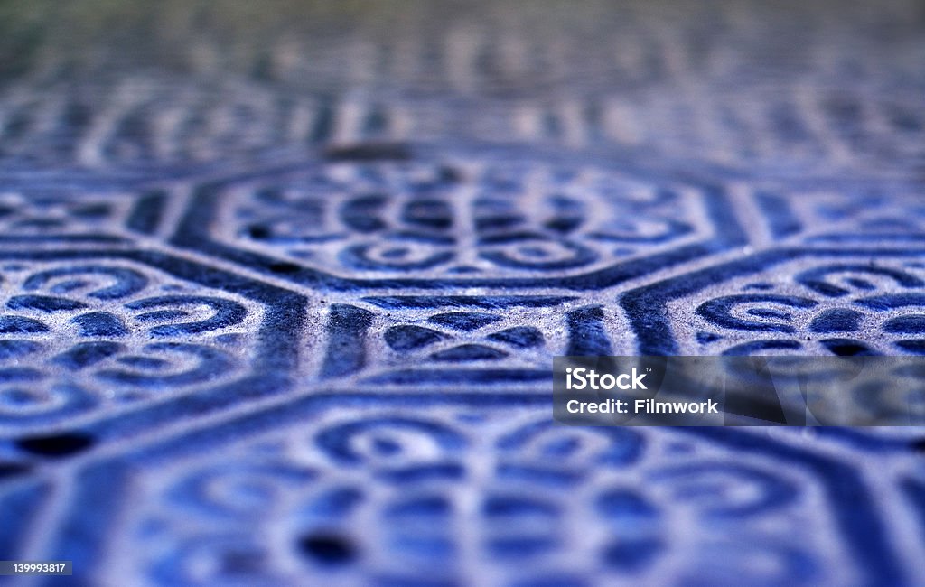 Mosaico azul design - Royalty-free Abstrato Foto de stock