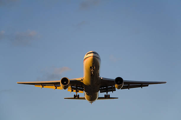 istock Airbus Landing at Dusk 139993917