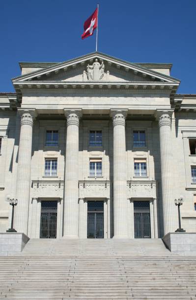 istock LEX   JUSTITIA   PAX - Federal Courthouse 139994061