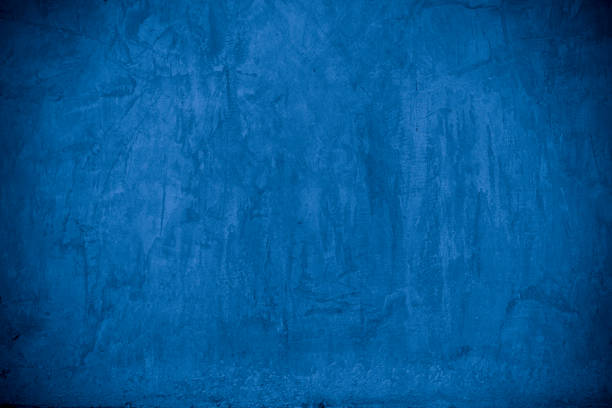 istock Old wall pattern texture cement blue dark abstract  blue color design are light with black gradient background. 1399941301