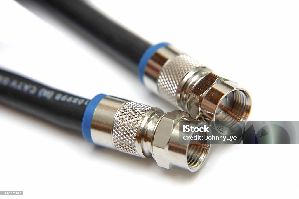 Co-axial Cabos - Foto de stock de Cabo Coaxial royalty-free