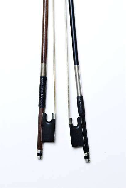 violin bow stock photo