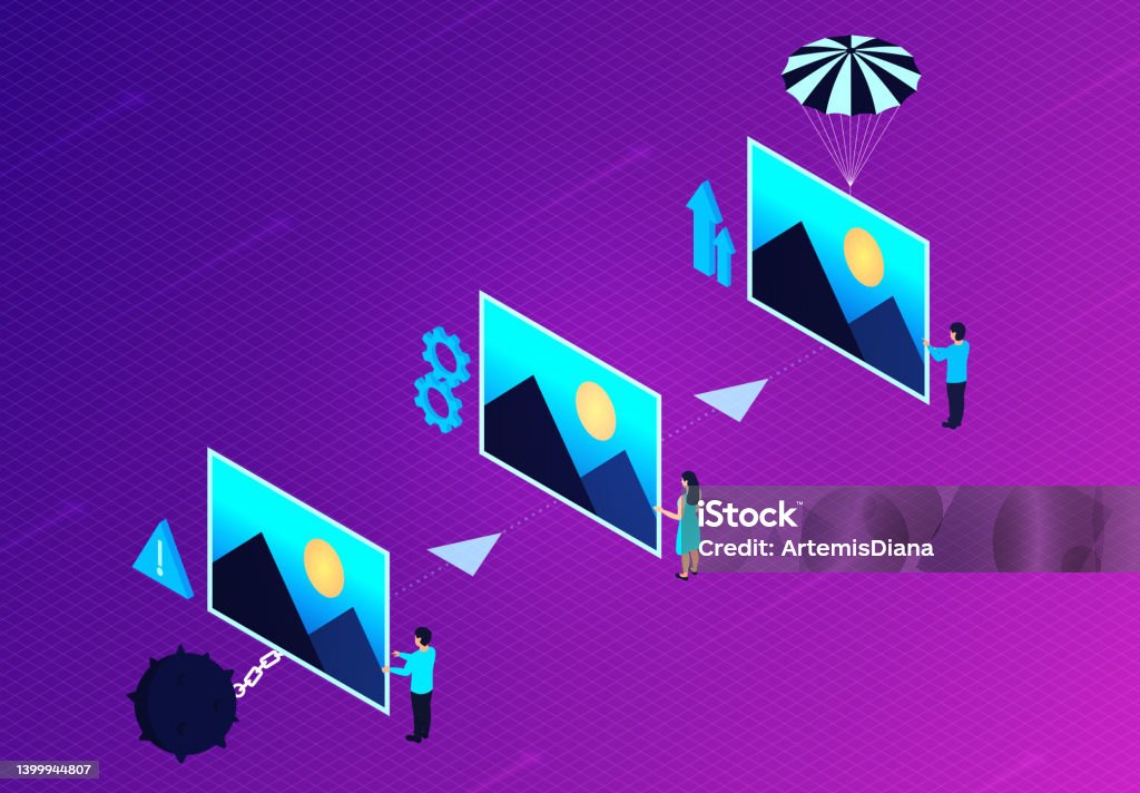Image Optimization And Image Compression Concept 3d Illustration Stock ...