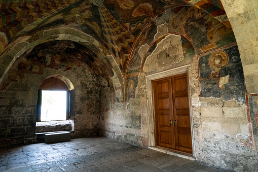 Trabzon, Turkey- July 16, 2022: Trabzon Hagia Sophia Church Mosque