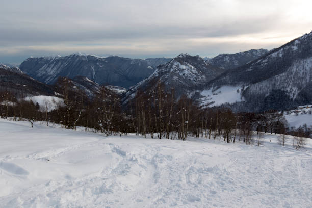 istock Winter landscape photo in Val Cavargna 1399950096
