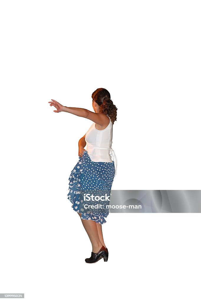 Danseuse de flamenco isolé - Photo de Andalousie libre de droits