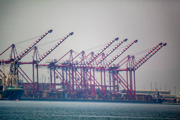 istock Gentry Cranes in Seaport 1399955024