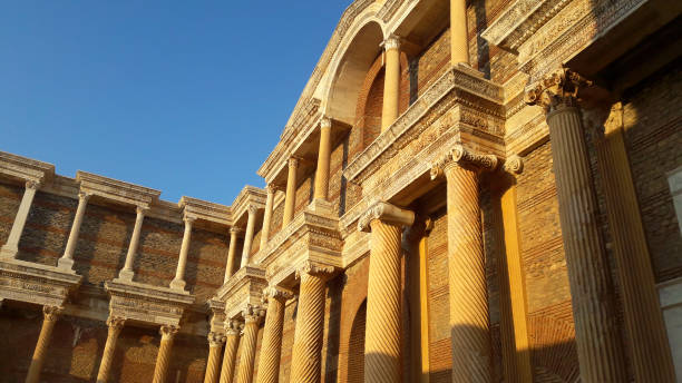 istock Carvings and Columns. Ephesus, Turkey, ruins 1399956108