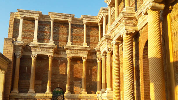 istock Carvings and Columns. Ephesus, Turkey, ruins 1399956126