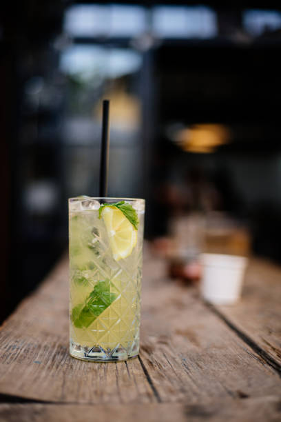istock Fresh homemade lemonade served with mint and lemon slices 1399957029