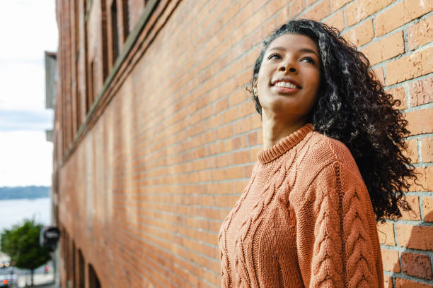 istock Charming young African-American woman 1399958219