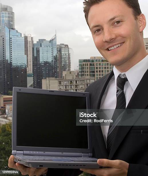 Visit Our Website Stock Photo - Download Image Now - Agreement, Blank Screen, Building Exterior