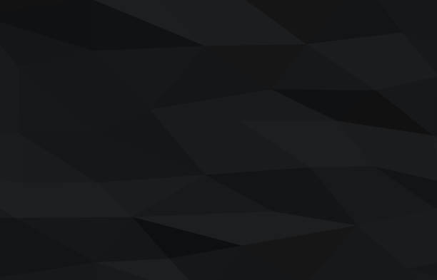 istock Polygonal mosaic black. Abstract geometric background. 1399959770