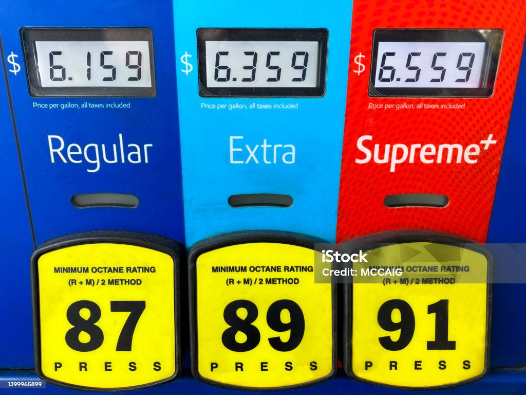 Gas Prices Fuel Prices Stock Photo