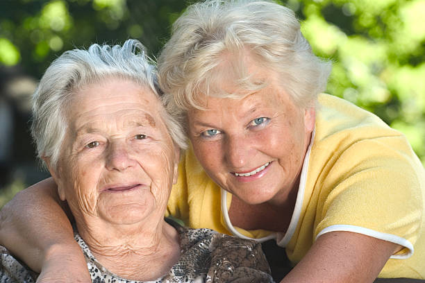 istock Mother and daughter outdoors 139996605