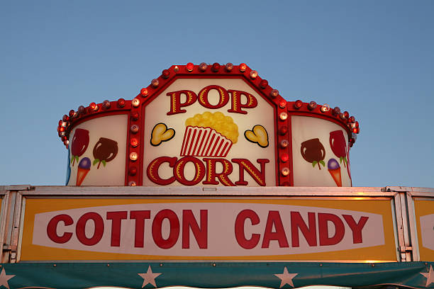 istock Popcorn and Cotton candy at carnival 139996656