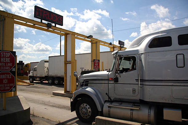 istock Truck Border Crossing 139996699
