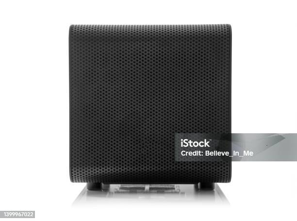 Computer System Image Black Black Computer System Unit Isolated On White Stock Photo - Download ...