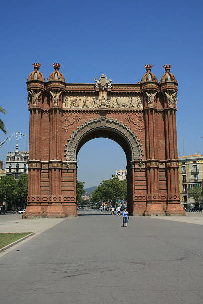 Arc de Triomf, Barcelona stock photo