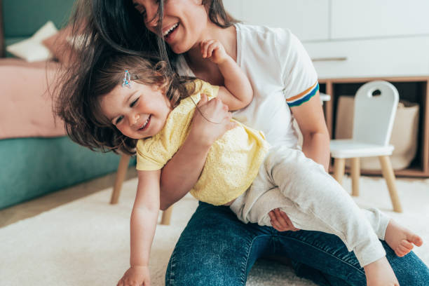 istock Mother and cute little daughter 1399975538
