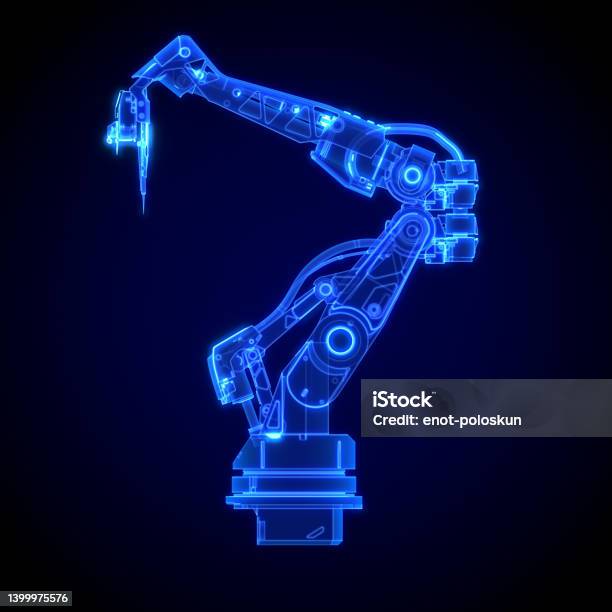 Robot Arm Stock Photo - Download Image Now - Robotics, Robot, Three Dimensional
