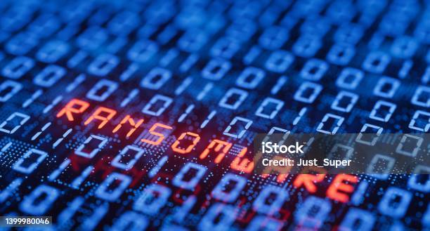 Cyber Security Ransomware Email Phishing Encrypted Technology Digital Information Protected Secured Stock Photo - Download Image Now