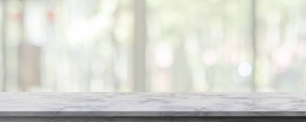 istock marble table top with blurred kitchen cafe restaurant interior background 1399980898