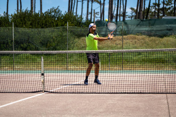 istock Tennis player performing a drop shot 1399989470