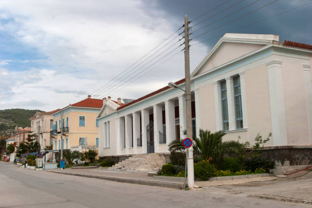 Beautiful structures in Poros, Greece.