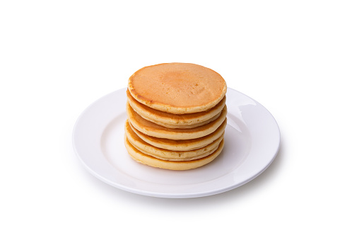 Pancakes with clipping path.