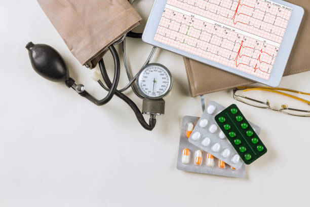 istock Medical technology the doctor using digital tablet on heart report analysis an electrocardiogram 1399998986
