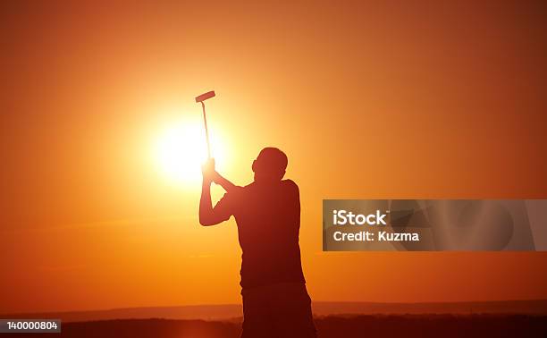 Golfer Stock Photo - Download Image Now - Golf, Black Color, Men