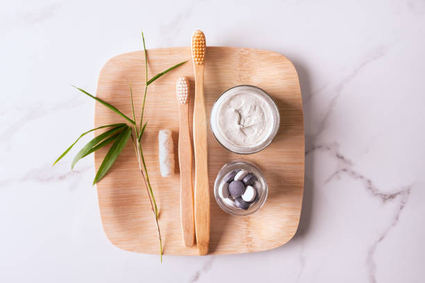 istock Sustainable Dental Care, Bamboo Toothbrushes and Floss, Zero Waste Toothpaste 1400008476