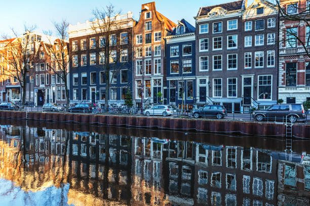 istock Houses in amsterdam 1400009386