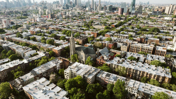 istock Brooklyn Neighborhoods with Manhattan Skyline 1400010264