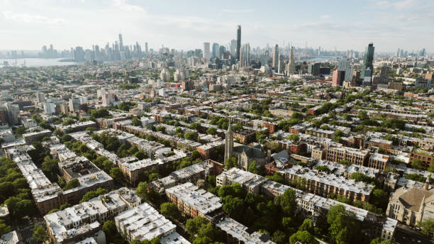 istock Brooklyn Neighborhoods with Manhattan Skyline 1400010265
