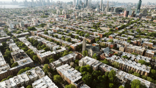 istock Brooklyn Neighborhoods with Manhattan Skyline 1400010282