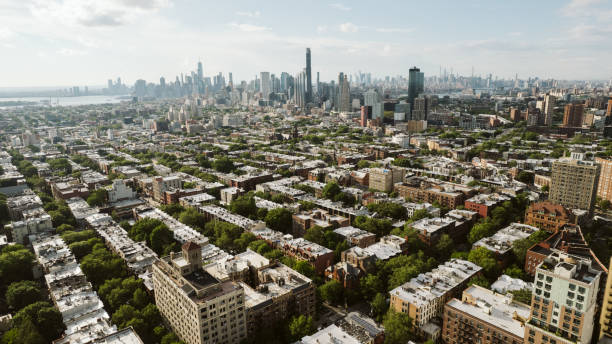 istock Brooklyn Neighborhoods with Manhattan Skyline 1400010303